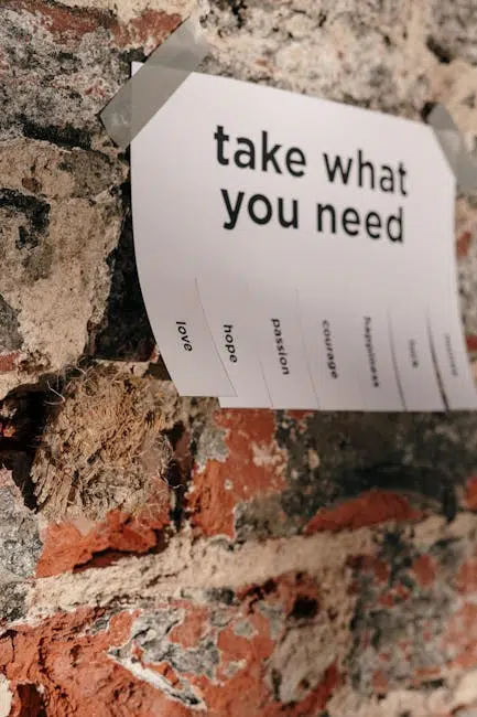 Motivational sign offering love, hope, passion choices.